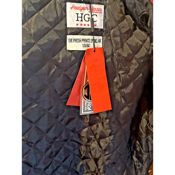 Headgear Classics Fresh Prince Bomber Jacket Pink Flames NWT Size M – Retro 90s - Picture 8 of 10